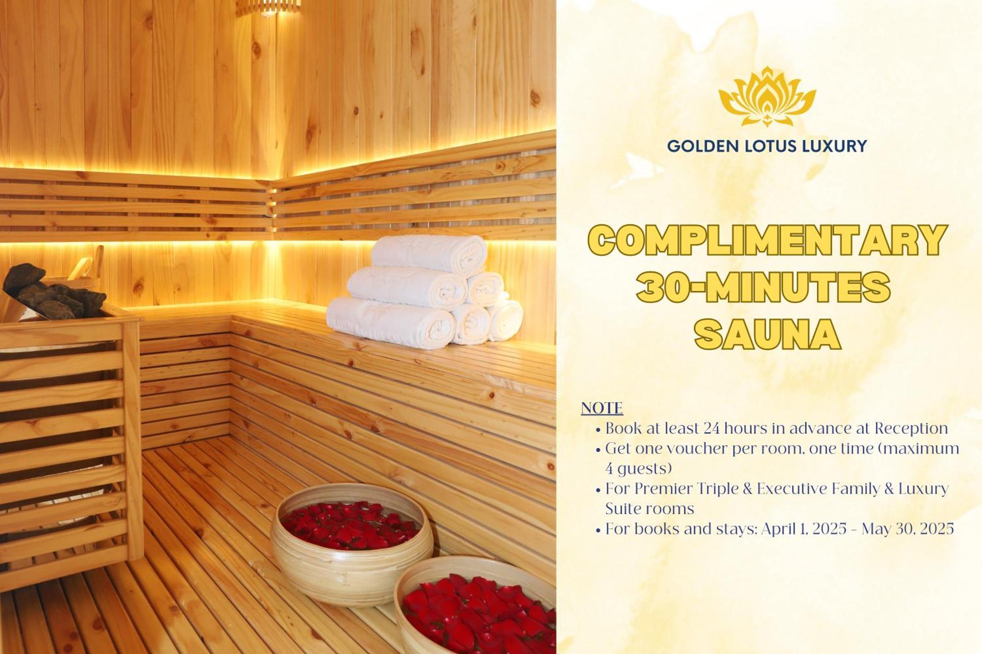 Golden Lotus Luxury Hotel Danang - Complimentary Daily Afternoon Tea Zewnętrze zdjęcie